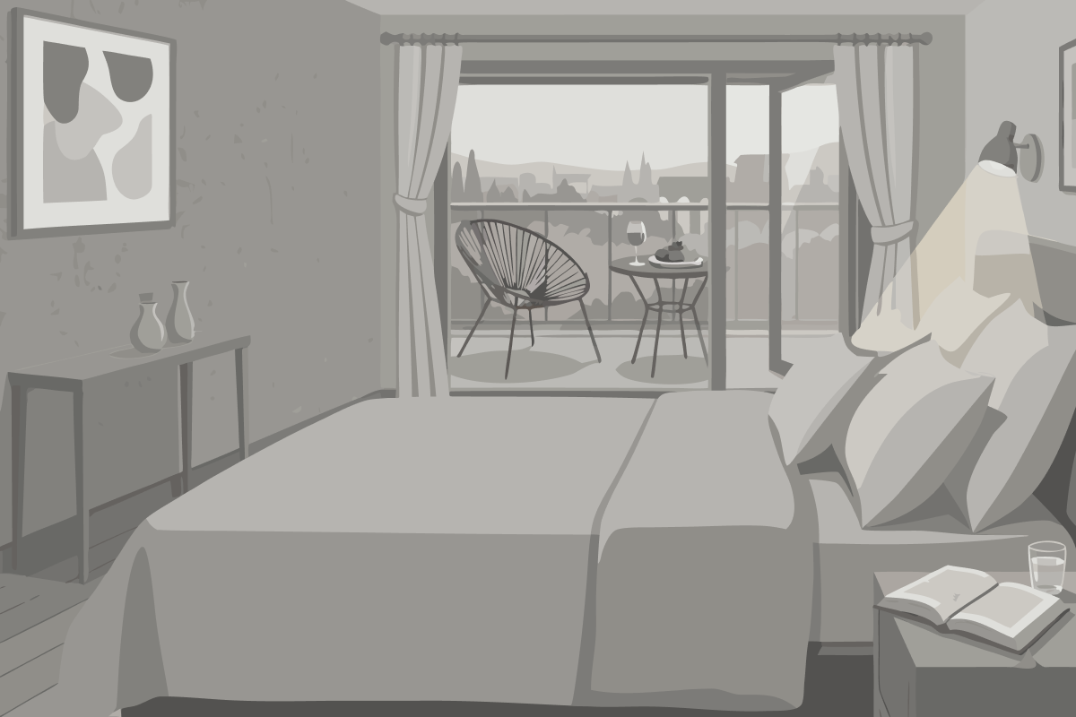 1 King Bed and 2 Queen Beds, Two -Bedroom Suite, Non-Smoking